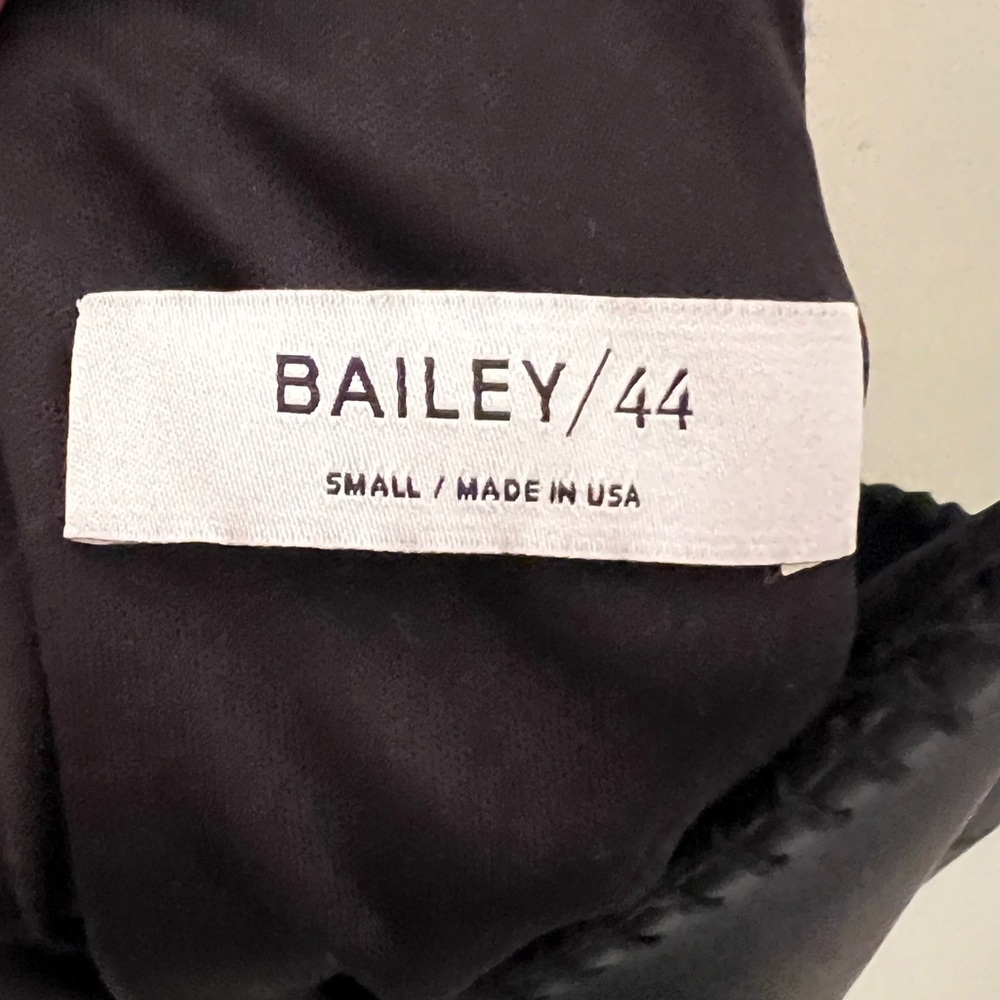 Bailey44 Contrasting Faux Leather Dress, Size Small, Black - Picture 8 of 9